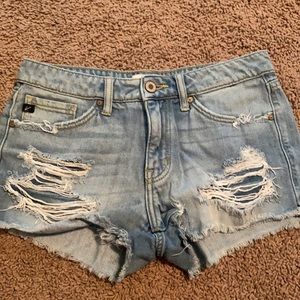 Kancan jean shorts, size small, worn once